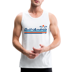 Gulf of America Men’s Premium Tank - white