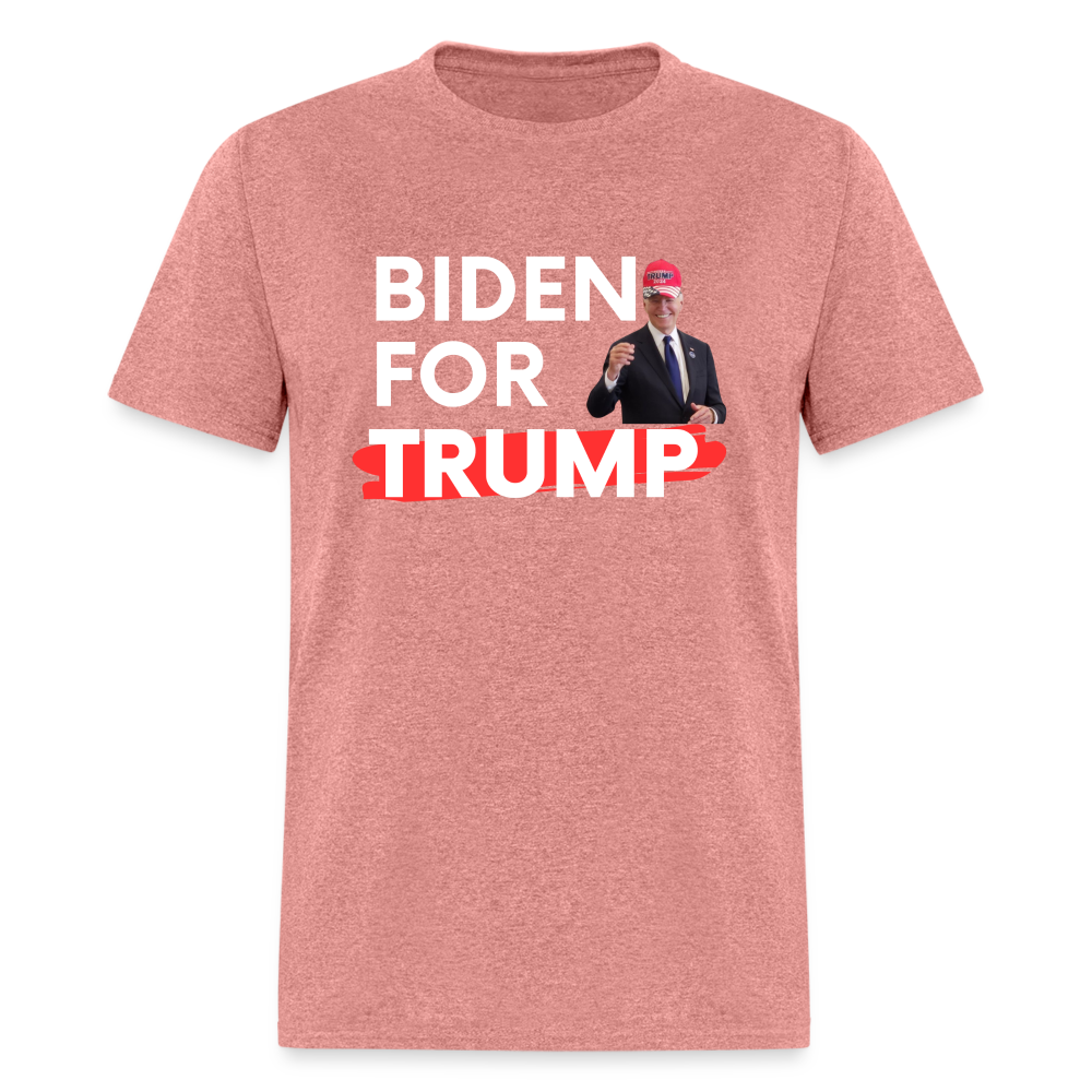 Biden For Trump Funny Classic T-Shirt - heather mauve