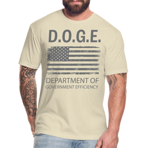 DOGE, Department of Government Efficiency Fitted Cotton/Poly T-Shirt by Next Level - heather cream