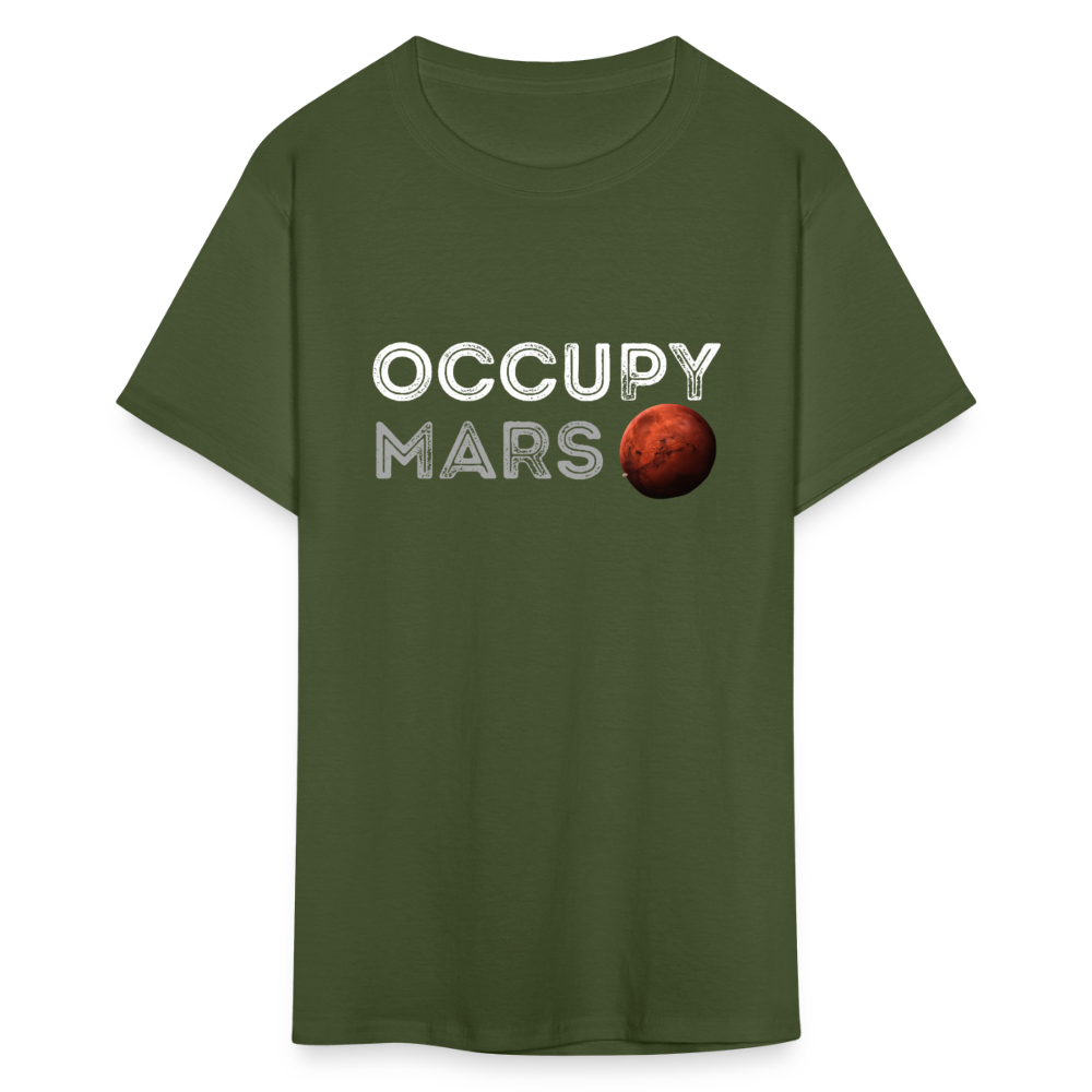 Occupy Mars Unisex Classic T-Shirt - military green