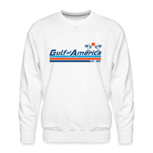 Gulf of America Men’s Premium Sweatshirt - white