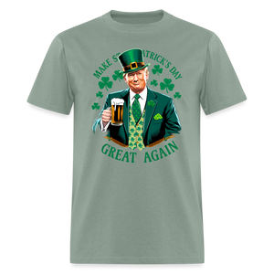 Make St. Patrick's Day Great Again Unisex Classic T-Shirt - sage