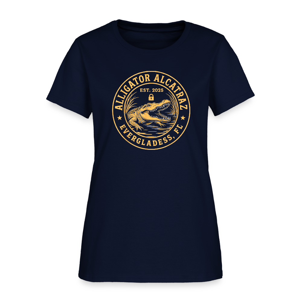 Alligator Alcatraz Women's T-Shirt - navy