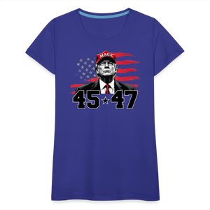 45 47 Trump Women’s Premium T-Shirt - royal blue