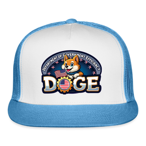 DOGE Trucker Hat - white/blue