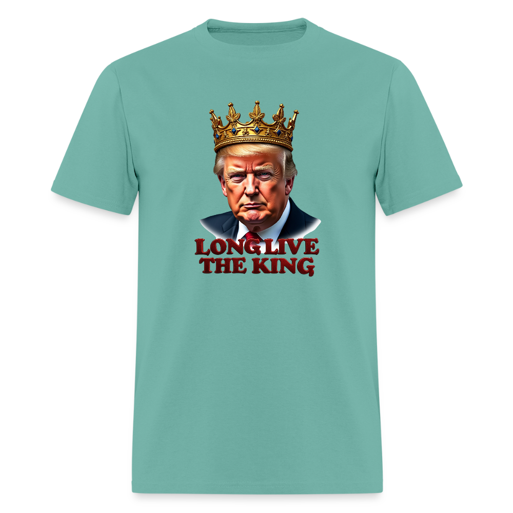 Donald Trump "Long Live The King" Unisex Classic T-Shirt - aquatic