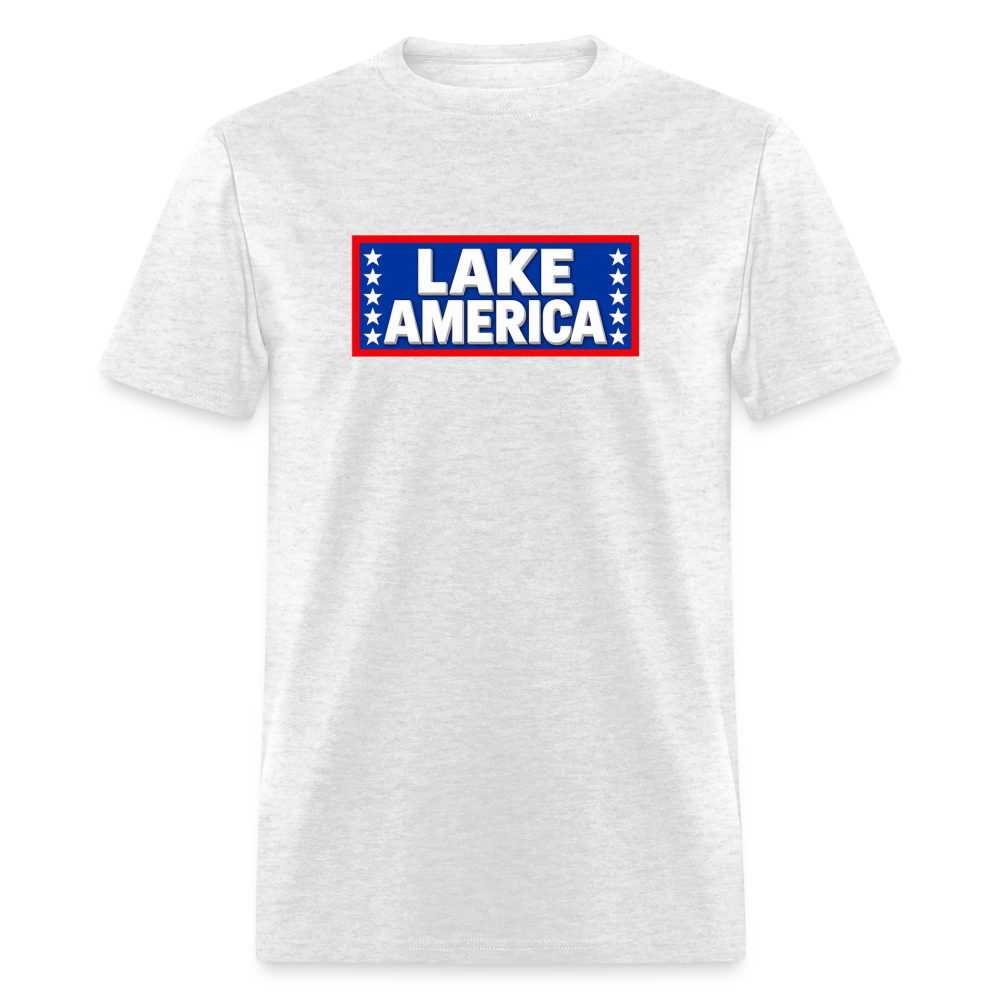 Lake America T-Shirt Men's T-Shirt - light heather gray