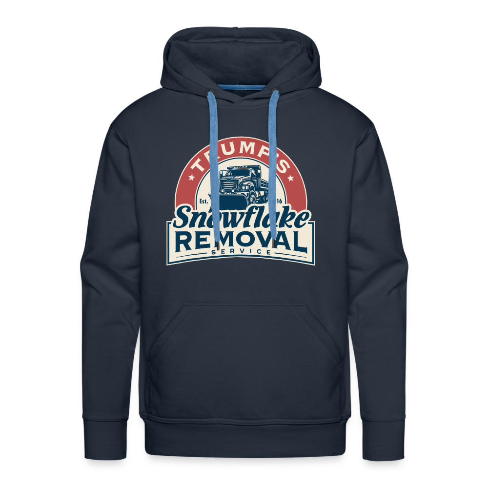 Trump's Snowflake Removal Service Men’s Premium Hoodie - navy