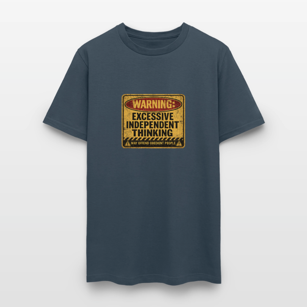 May Offend Obedient People Men's T-Shirt -  blue dusk