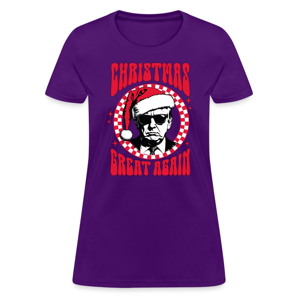 Christmas Great Again Women's T-Shirt - purple