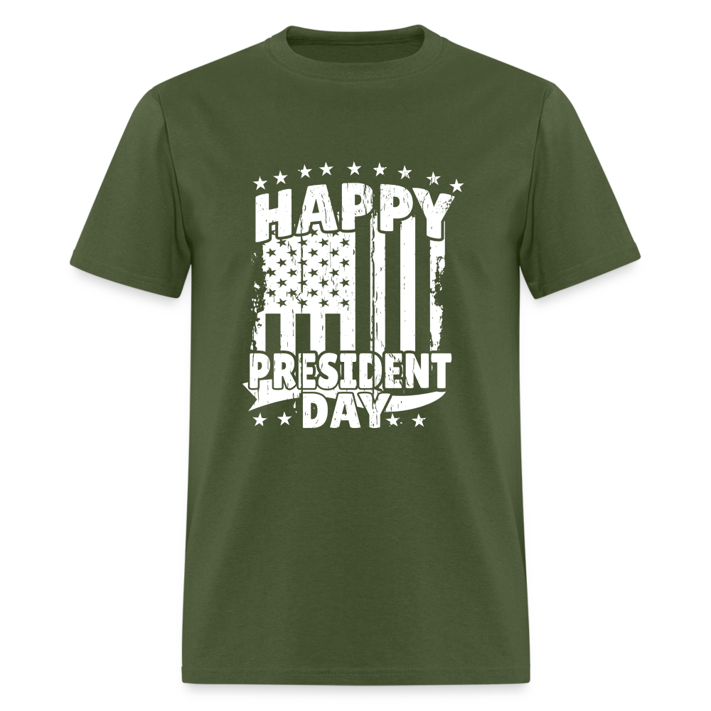 Happy President Day Unisex Classic T-Shirt - military green