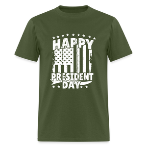 Happy President Day Unisex Classic T-Shirt - military green