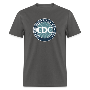 CDC - Centers to Deceive and Control Unisex Classic T-Shirt - charcoal