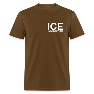 ICE Immigration Unisex Classic T-Shirt - brown