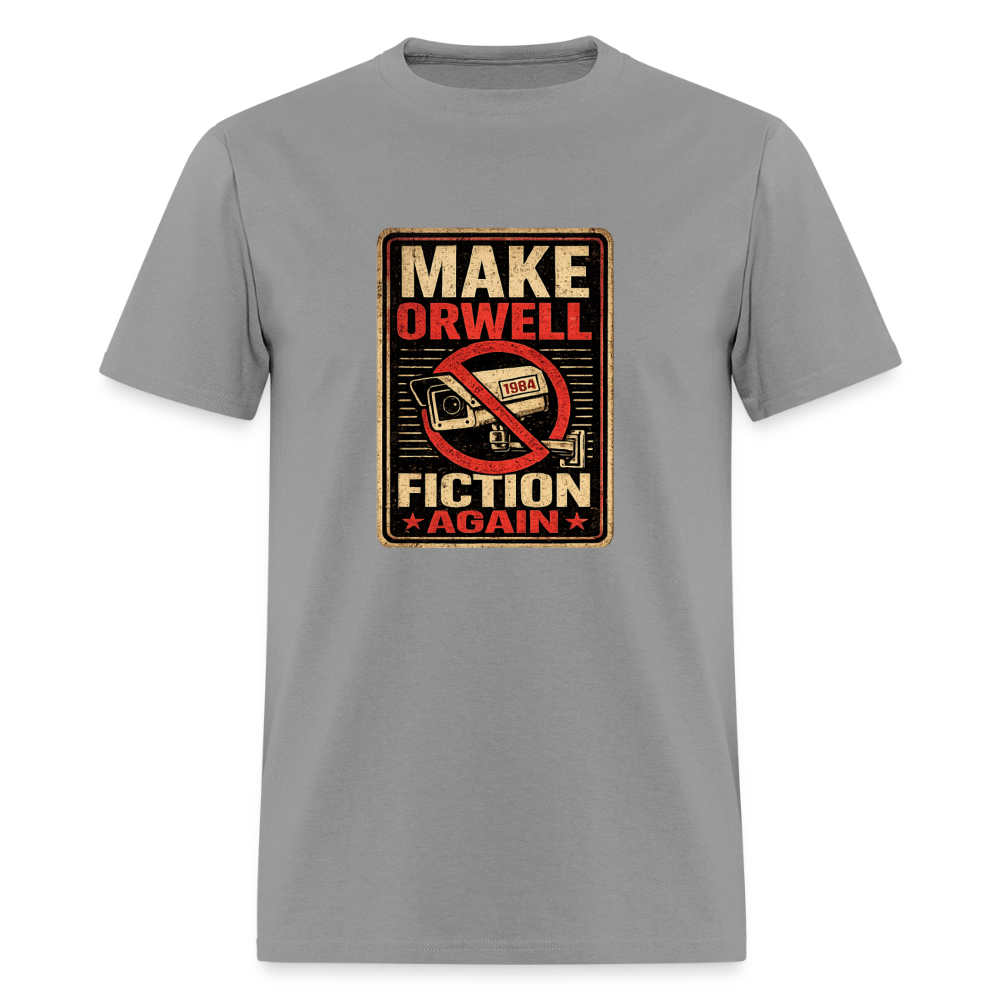 Make Orwell Fiction Again Men's T-Shirt - rock