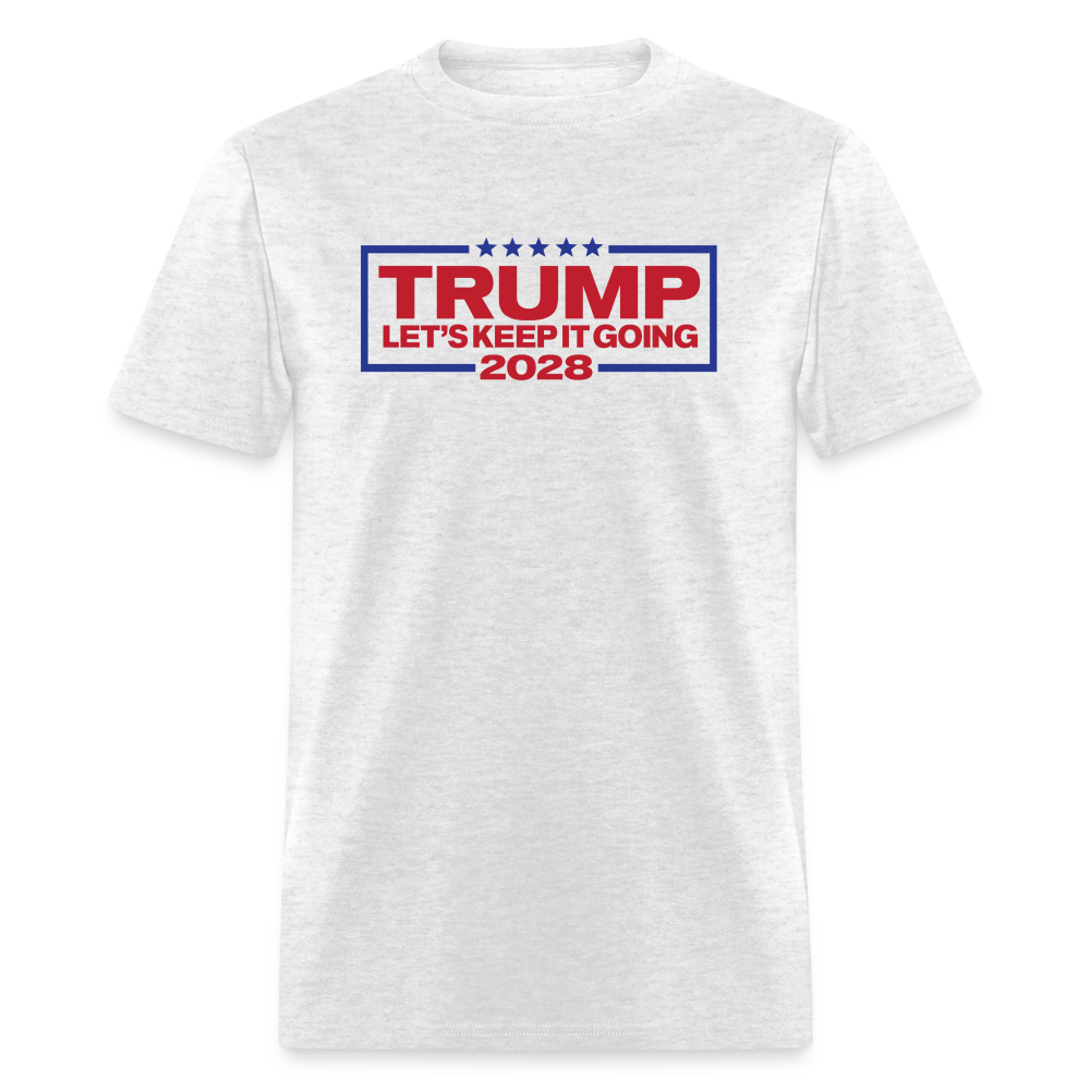 Trump For President 2028 Funny Classic T-Shirt - light heather gray