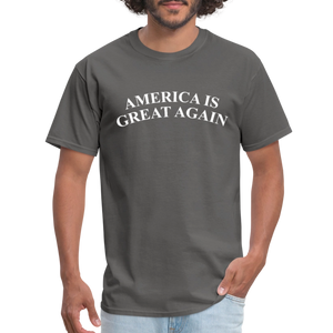 America Is Great Again Unisex Classic T-Shirt - charcoal