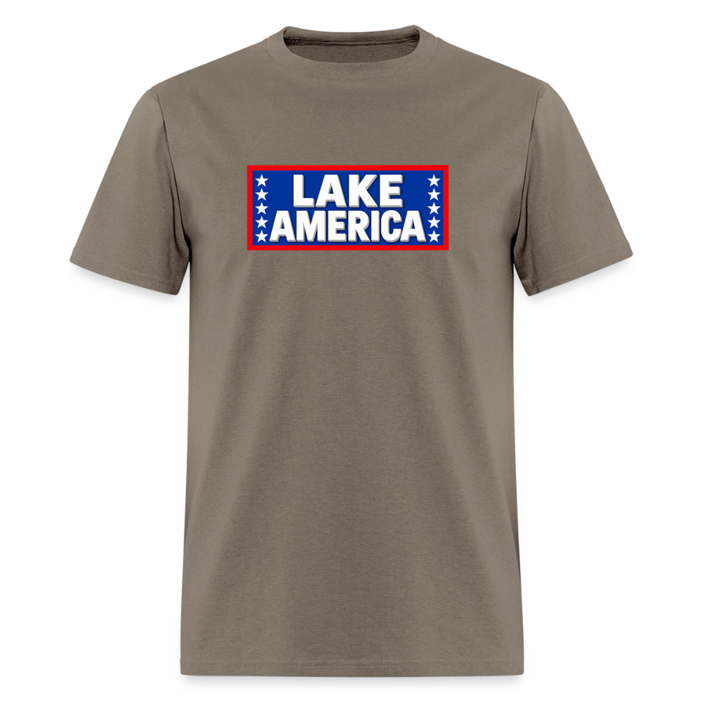Lake America T-Shirt Men's T-Shirt - safari