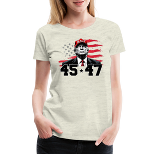 45 47 Trump Women’s Premium T-Shirt - heather oatmeal