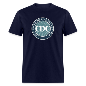 CDC - Centers to Deceive and Control Unisex Classic T-Shirt - navy