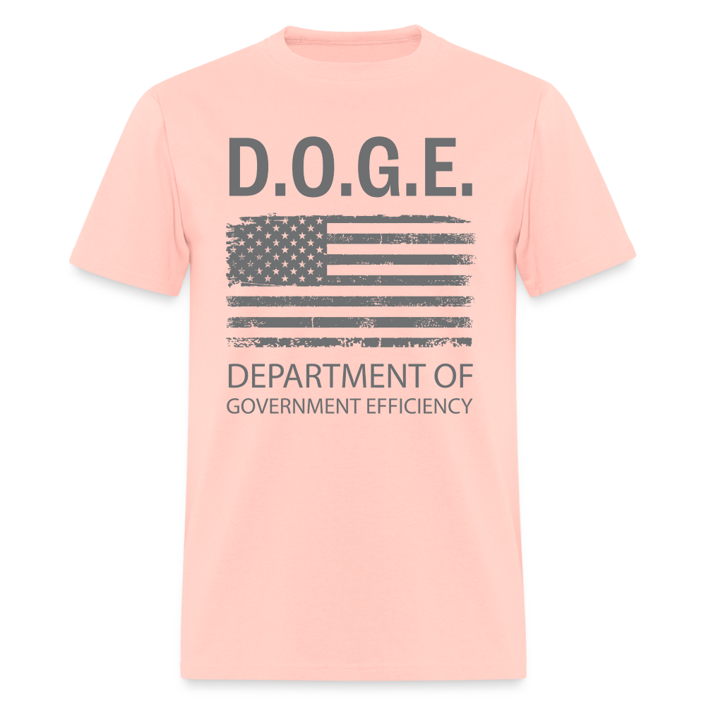 DOGE, Department of Government Efficiency Unisex Classic T-Shirt - blush pink 