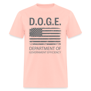 DOGE, Department of Government Efficiency Unisex Classic T-Shirt - blush pink 