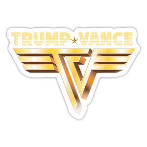 Trump/Vance Sticker - white glossy