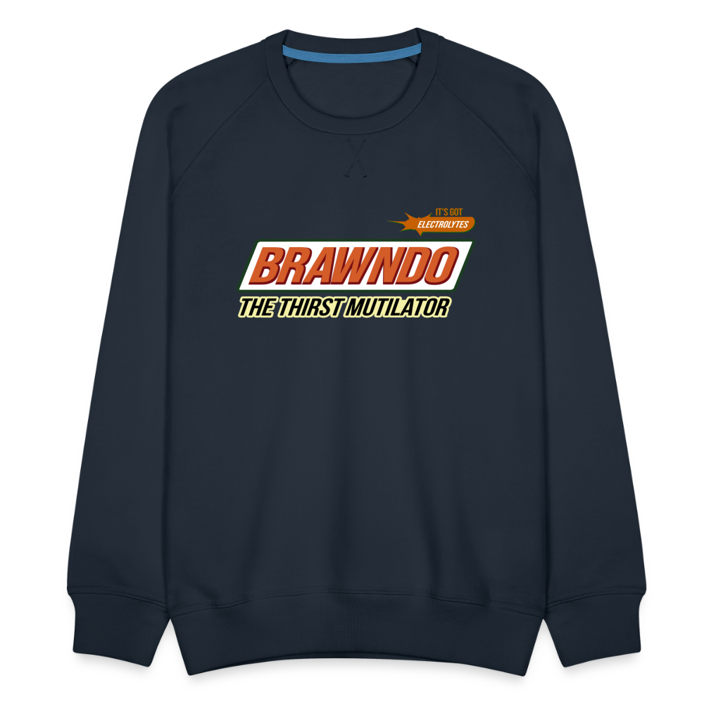 Brawndo Men’s Premium Sweatshirt - navy