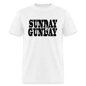 Sunday Gunday Classic T-Shirt - white