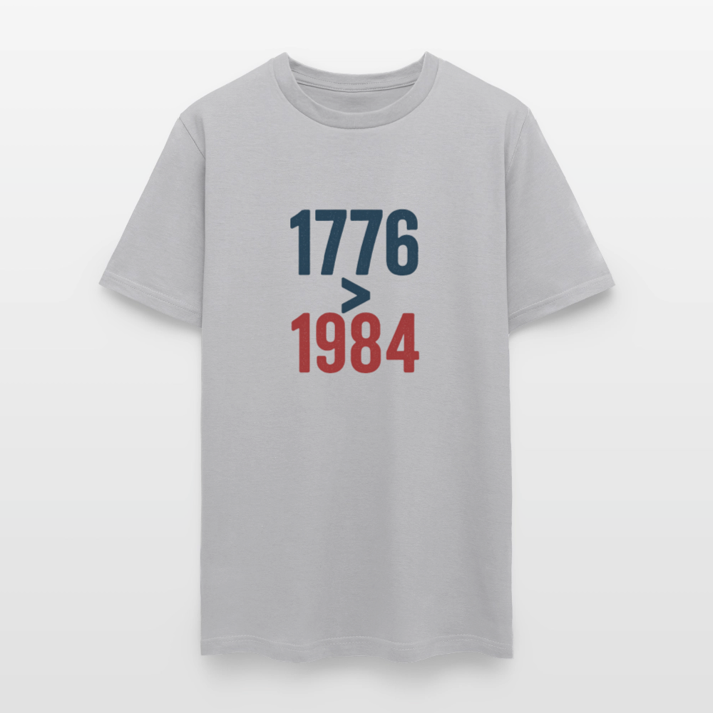 1776 > 1984 Men's T-Shirt - gravel 