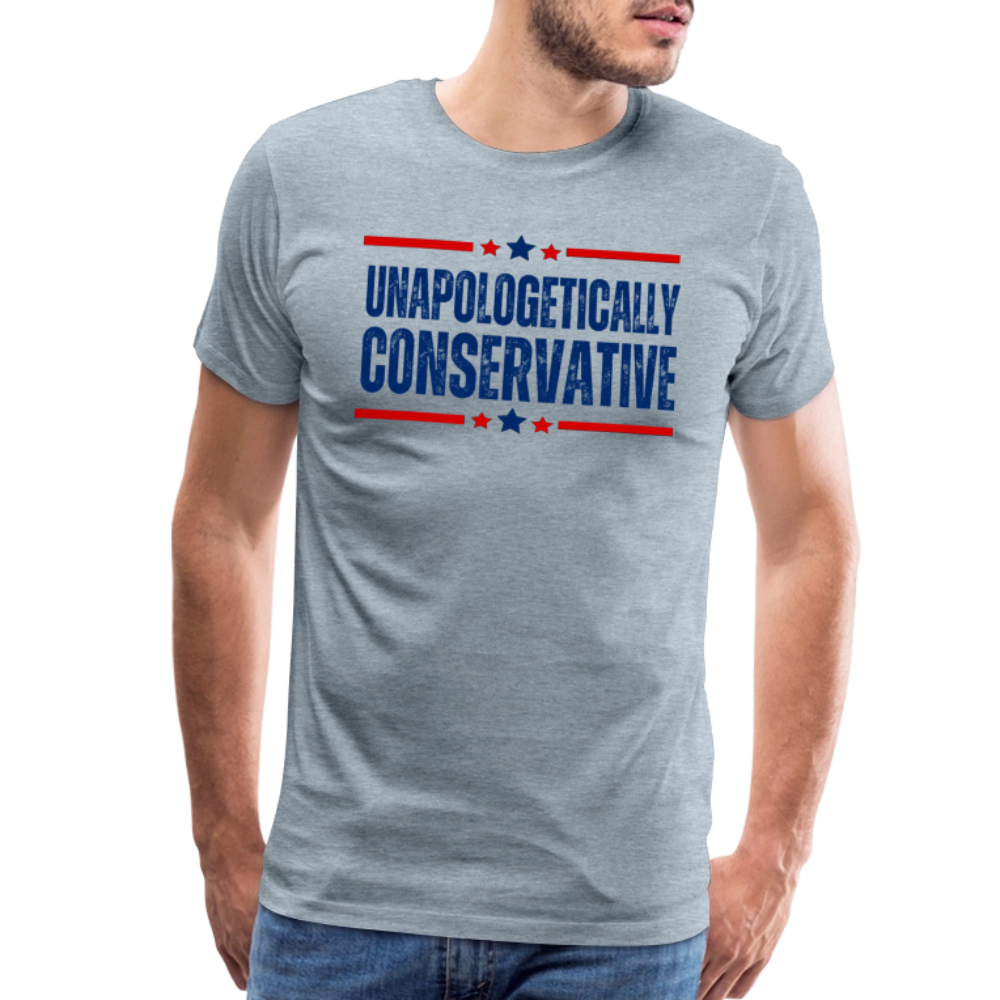 Unapologetically Conservative Men's Premium T-Shirt - heather ice blue