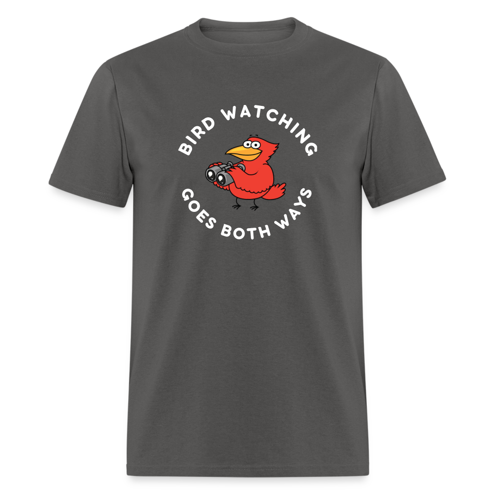 Bird Watching Goes Both Ways V2 Classic T-Shirt - charcoal