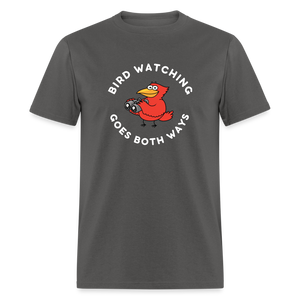 Bird Watching Goes Both Ways V2 Classic T-Shirt - charcoal