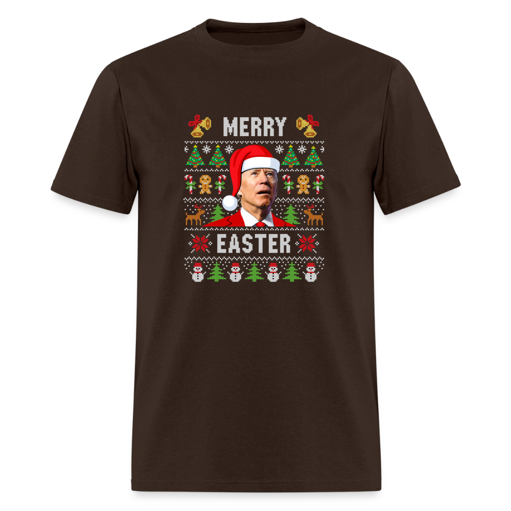Funny Joe Biden Christmas Classic Men's T-Shirt - brown