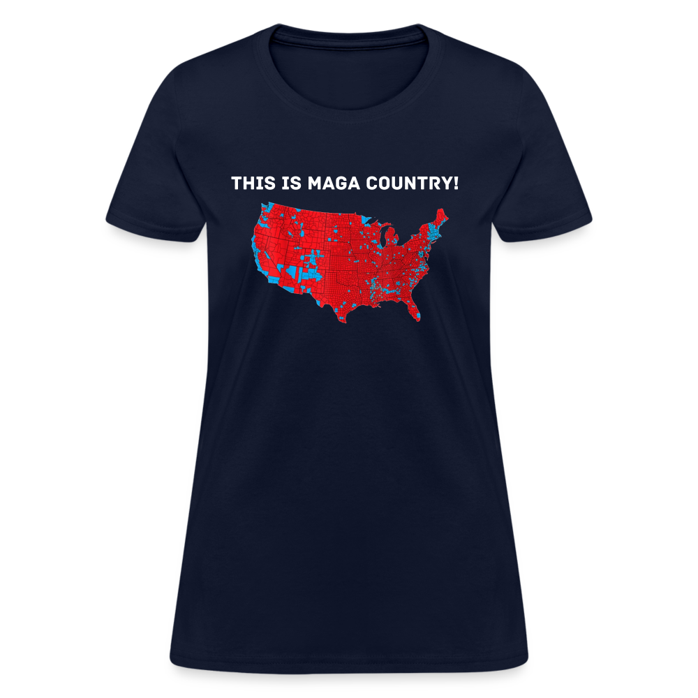 This Is MAGA Country Women's T-Shirt - navy