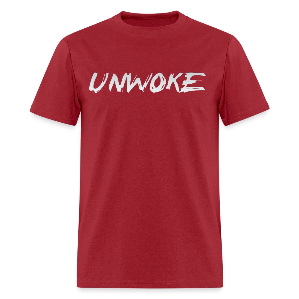 UNWOKE - Anti Woke Classic T-Shirt - true red