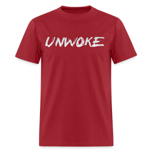 UNWOKE - Anti Woke Classic T-Shirt - true red