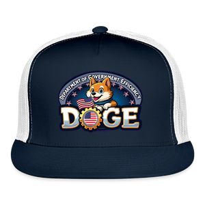 DOGE Trucker Hat - navy/white