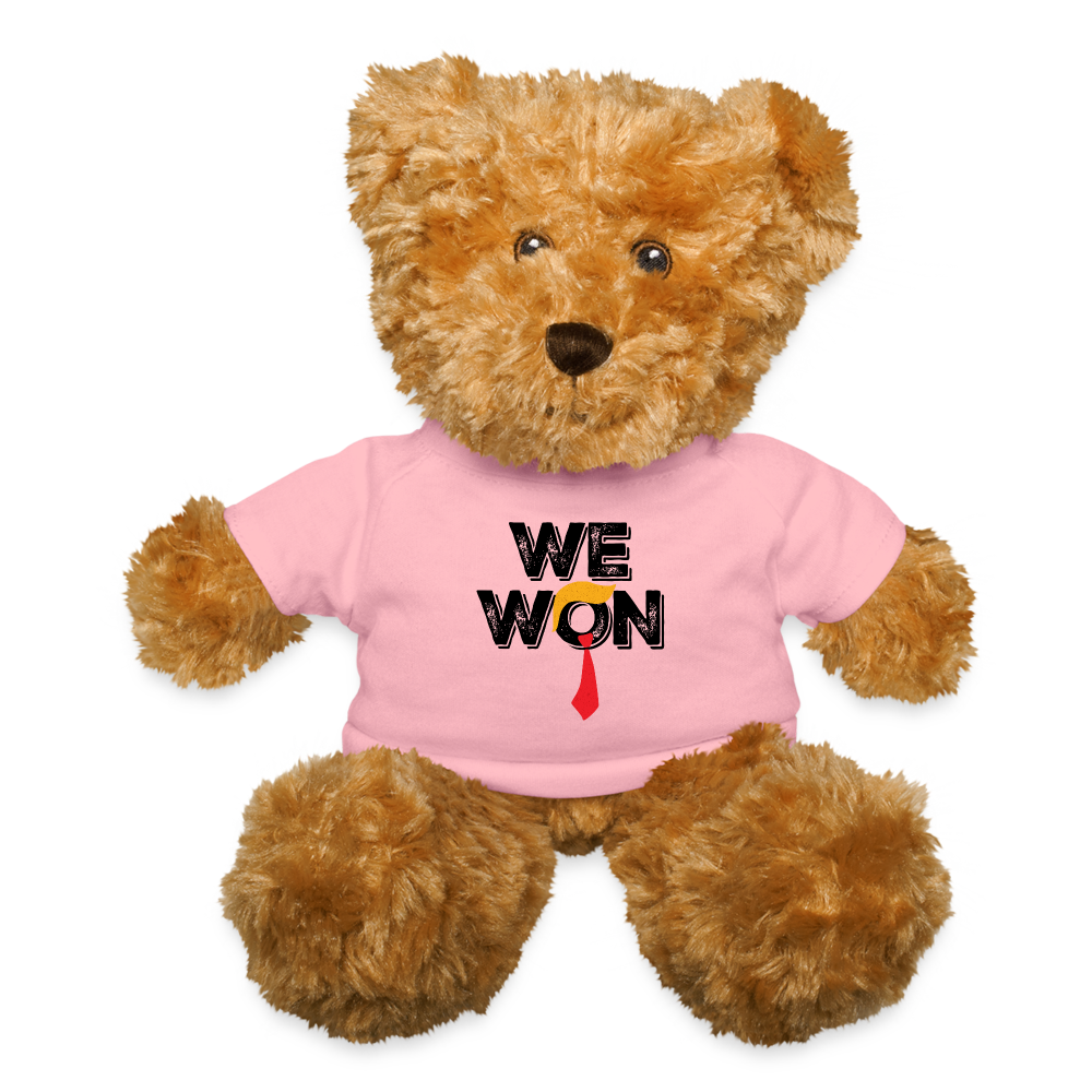 Trump We Won Teddy Bear - petal pink