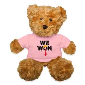 Trump We Won Teddy Bear - petal pink