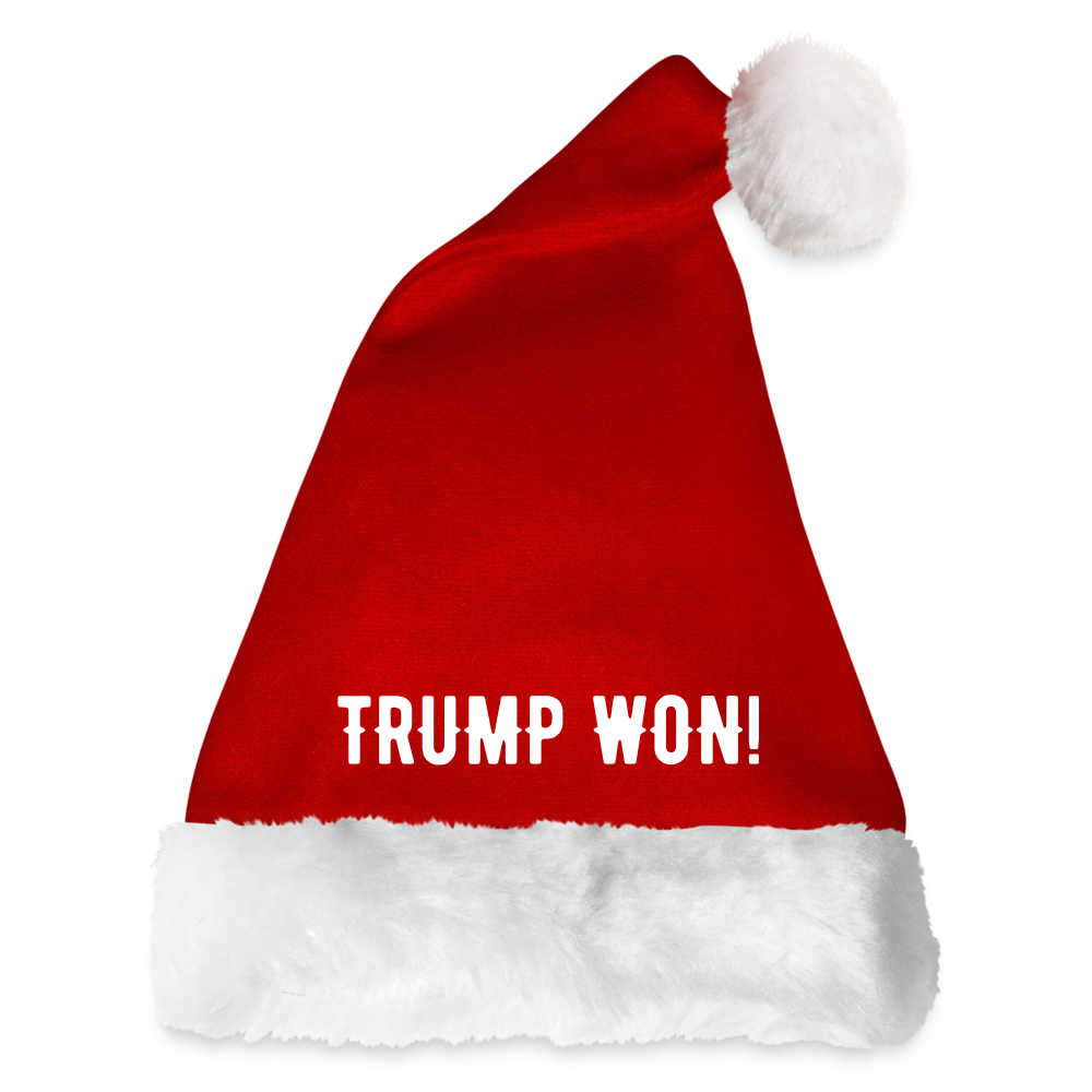 Trump Won! Santa Hat - red/white