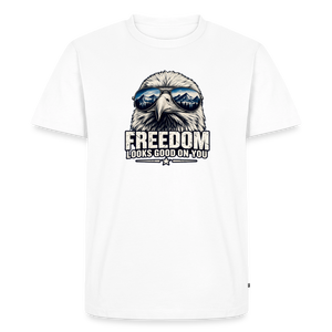 Freedom Looks Good on You Premium T-Shirt - white