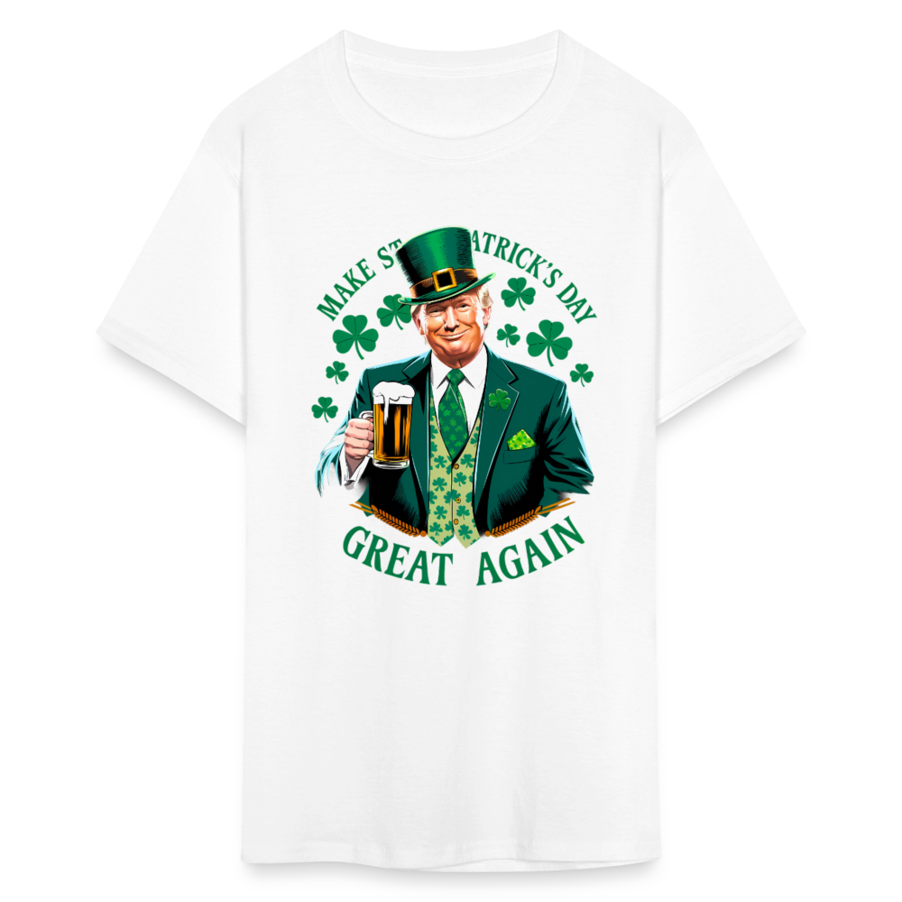 Make St. Patrick's Day Great Again Unisex Classic T-Shirt - white