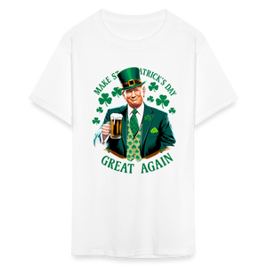 Make St. Patrick's Day Great Again Unisex Classic T-Shirt - white