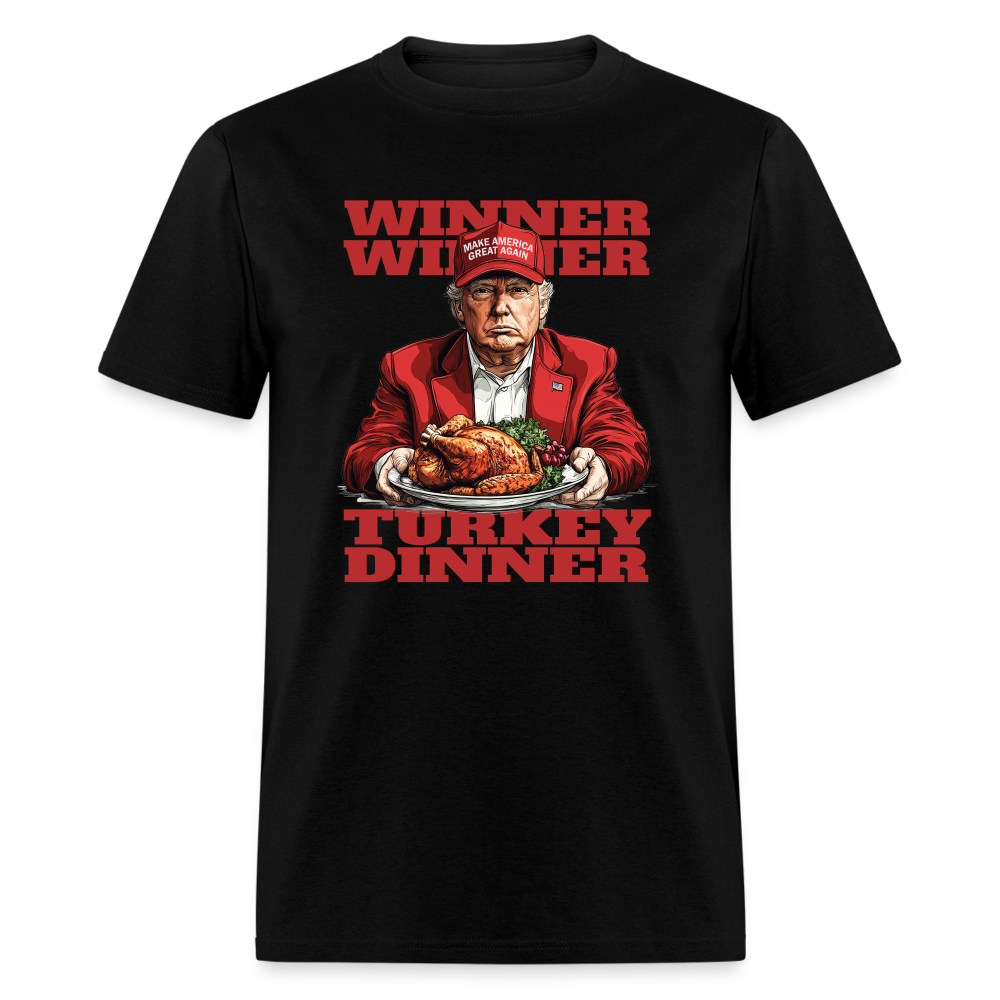 Donald Trump - Winner Winner Turkey Dinner Thanksgiving Classic T-Shirt - black