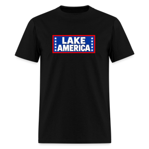 Lake America T-Shirt Men's T-Shirt - black