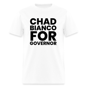 Chad Bianco for Governor  Men's T-Shirt - white