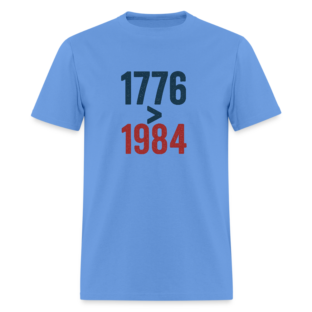 1776 > 1984 Men's T-Shirt - carolina blue