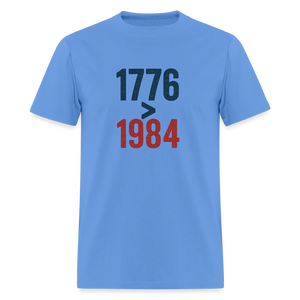 1776 > 1984 Men's T-Shirt - carolina blue