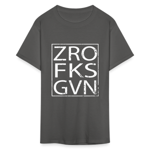 Zero Fucks Given Unisex Classic T-Shirt - charcoal